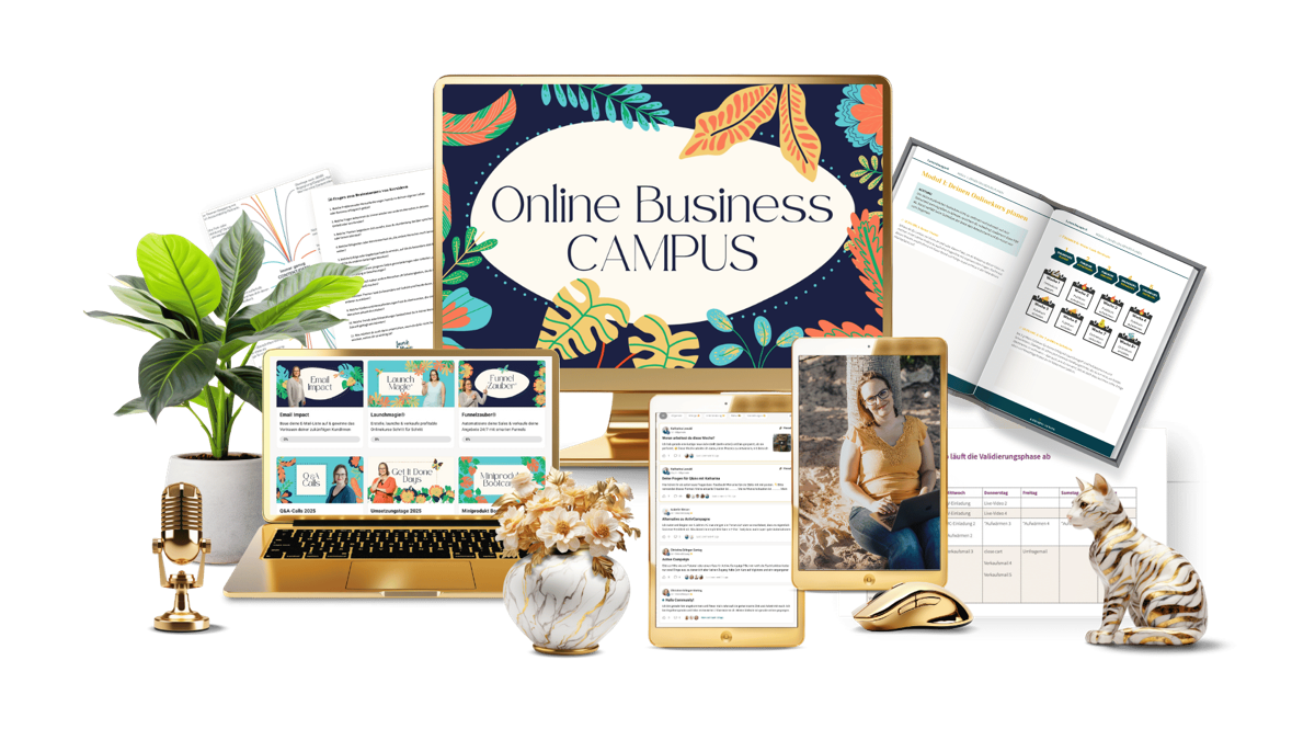 Online Business Campus – alle Inhalte auf einen Blick
