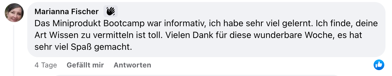 Testimonial Marianna Fischer