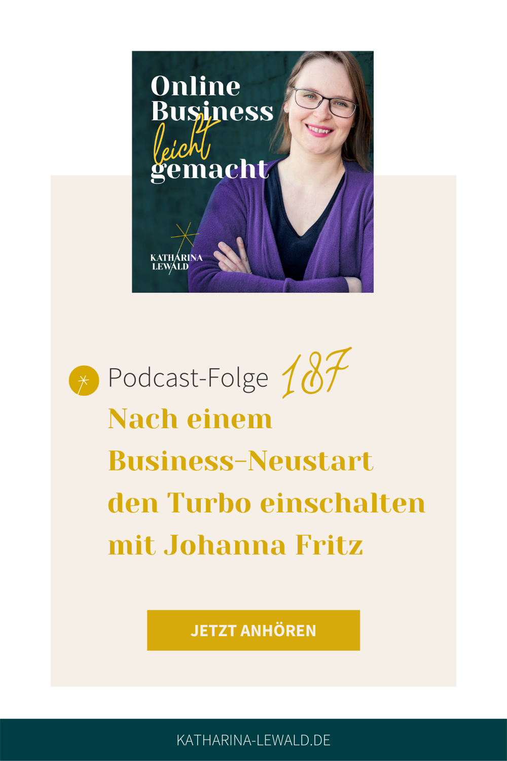 Nach einem Business-Neustart den Turbo einschalten mit Johanna Fritz