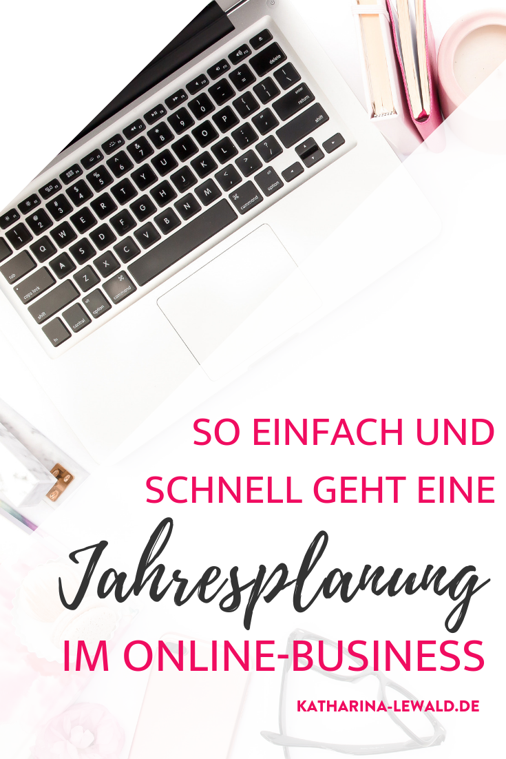 Jahresplanung Online-Business