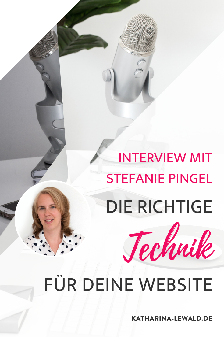 Die richtige Technik für deine Website mit Stefanie Pingel