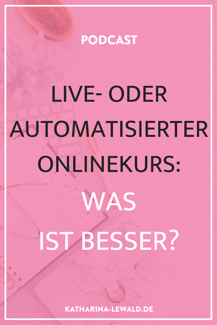 Live- oder automatisierter Onlinekurs: Was ist besser?